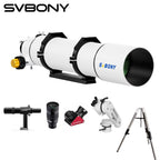 SV48P 102Mm Achromatic Telescope Refractor Astronomical Telescope Set for Deep Sky Photography Astronomical Observation