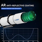 SV48P 102Mm Achromatic Telescope Refractor Astronomical Telescope Set for Deep Sky Photography Astronomical Observation